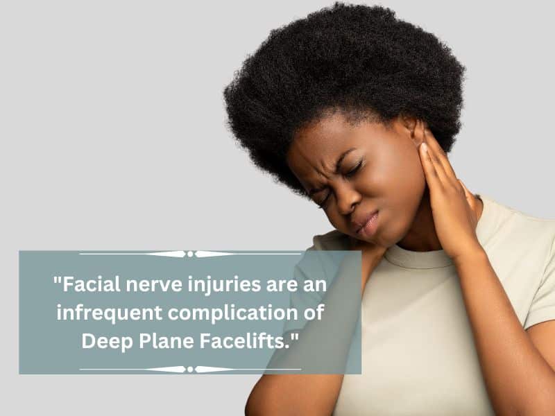 complications of deep plane facelift